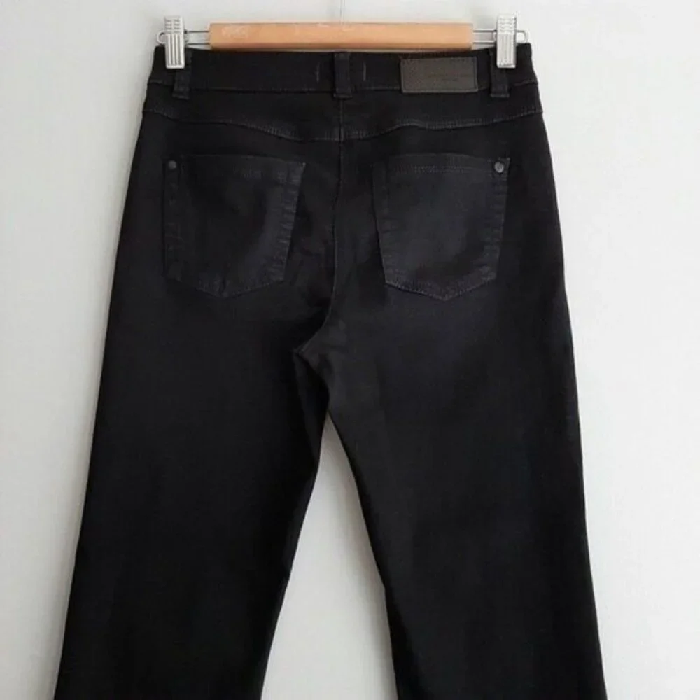 GERRY WEBER Roxy Perfect Fit Black Stretch Crop Jeans Sz 26 - Picture 6 of 10